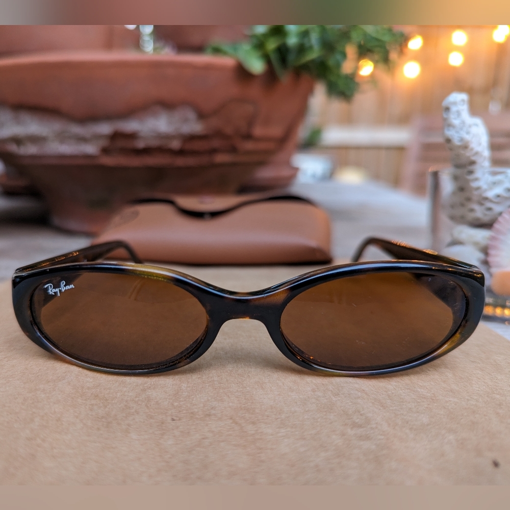 Vintage Ray-Bans with Ray-Ban case 90's SIDESTREET Italy tortoiseshell